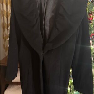 White House Black Market Black Cape Coat
